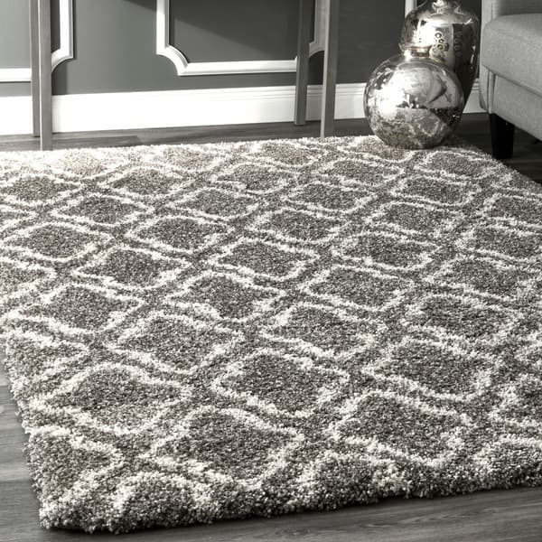 slide 2 of 18, Nuloom Geometric Shag Rug