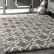 preview thumbnail 1 of 16, Nuloom Geometric Shag Rug