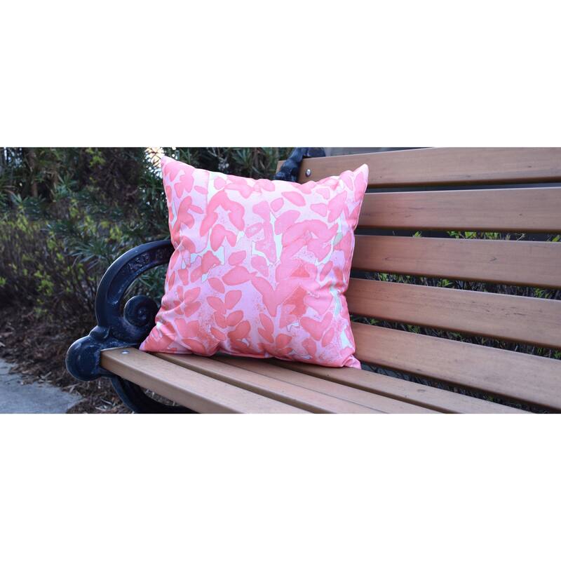 Flower Bell 20 inch Floral Decorative Outdoor Pillow