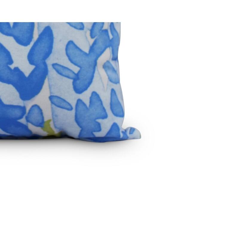 Flower Bell 20 inch Floral Decorative Outdoor Pillow