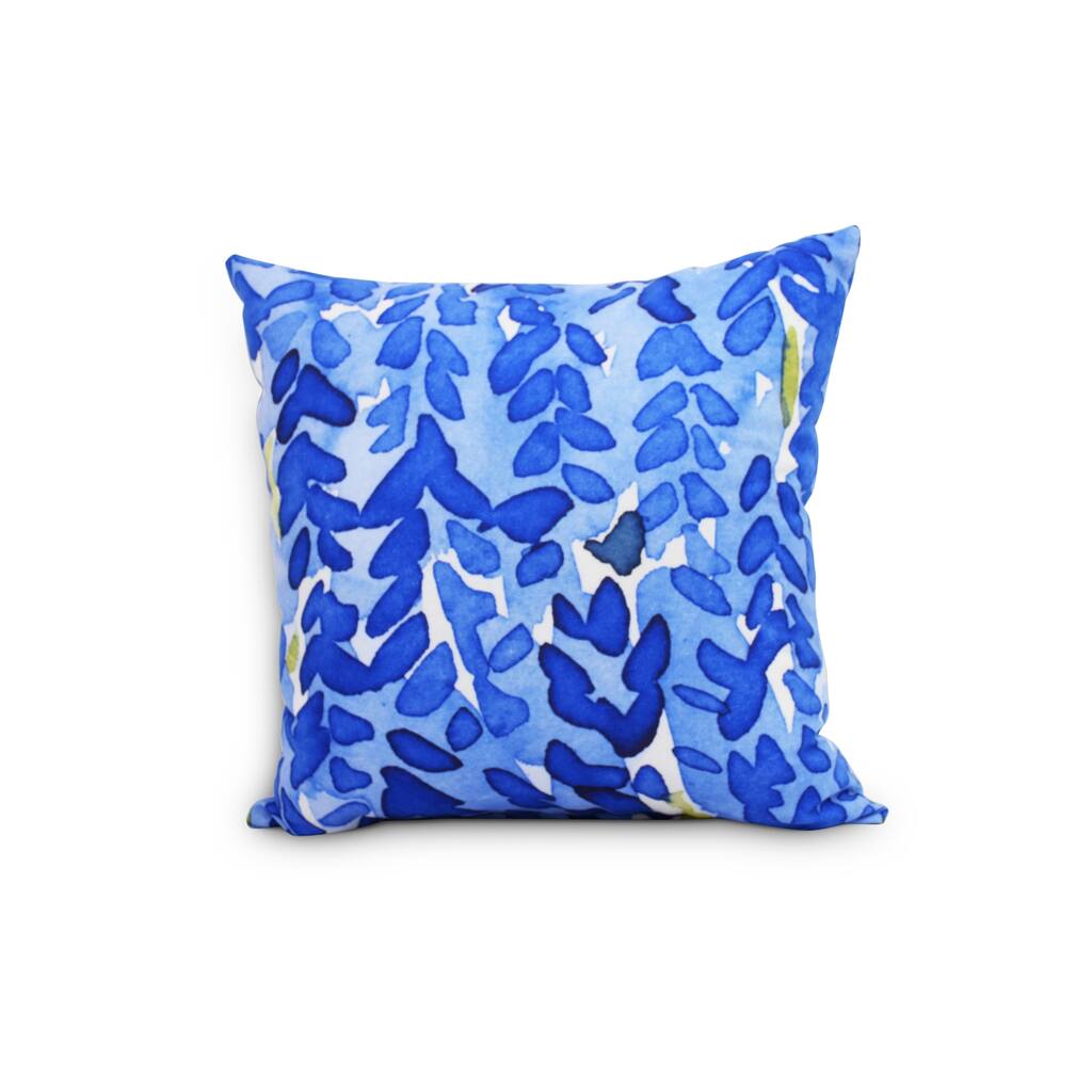Flower Bell 20 inch Floral Decorative Outdoor Pillow