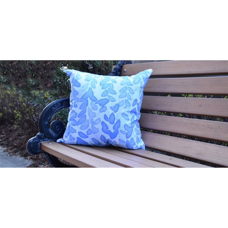Flower Bell 20 inch Floral Decorative Outdoor Pillow
