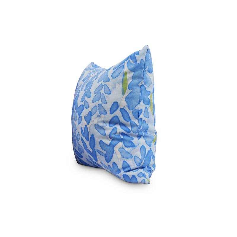 Flower Bell 20 inch Floral Decorative Outdoor Pillow