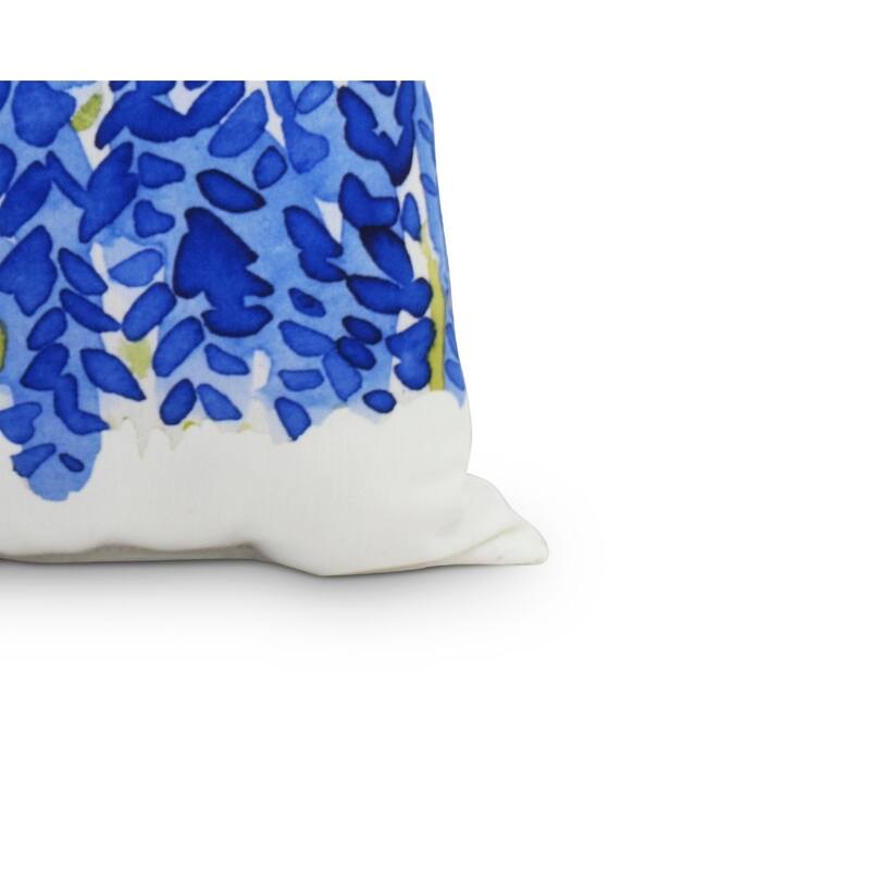 Flower Bell Bunch 16 inch Decorative Floral Throw Pillow
