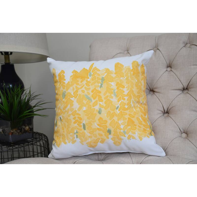 Flower Bell Bunch 16 inch Decorative Floral Throw Pillow