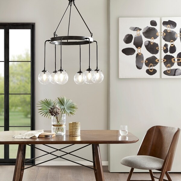 INK+IVY Clive Black Chandelier