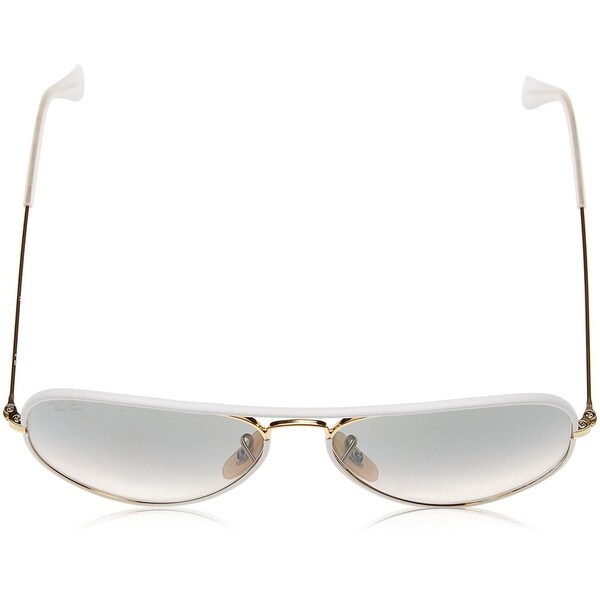 ray ban white aviator sunglasses