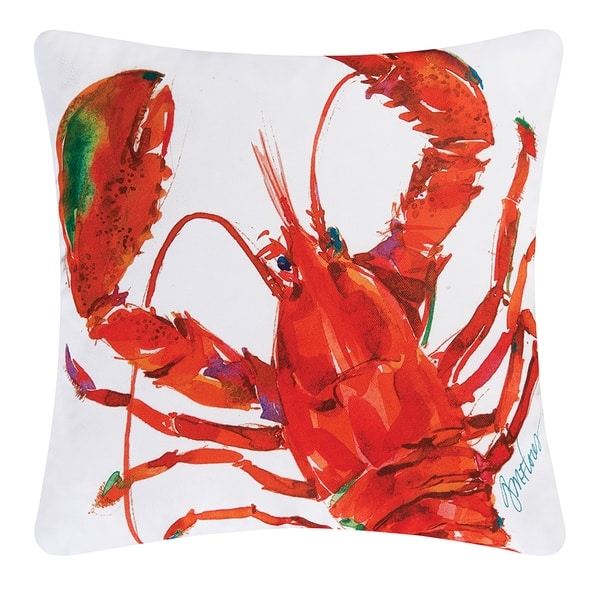 Lobster Printed 18 Inch Accent Pillow - Bed Bath & Beyond - 20707893