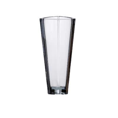 Majestic Gifts European Glass - Crystalline - Triangle Vase