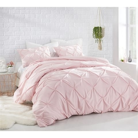 BYB Rose Quartz Pin Tuck Comforter
