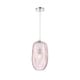 preview thumbnail 1 of 1, Eurofase Labria Large Glass Pendant in Pink - 17" high x 9.50" in diameter - 17" high x 9.50" in diameter