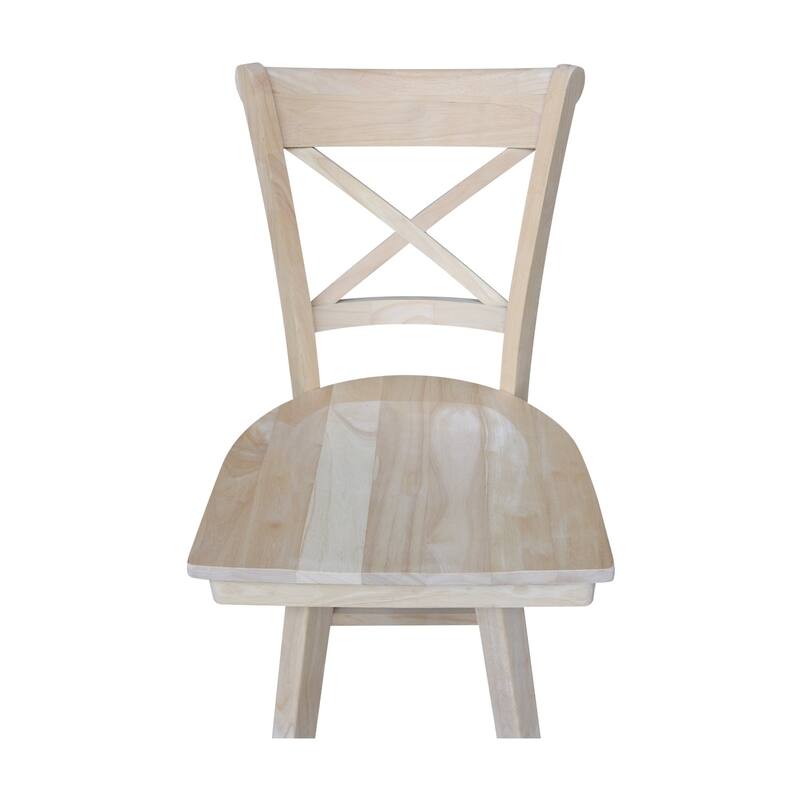 Charlotte Stool with Swivel Seat - Unfinished