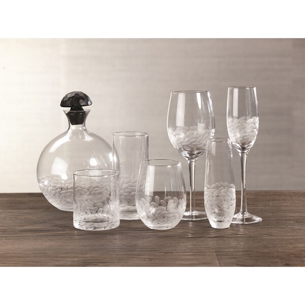 tall stemless champagne glasses