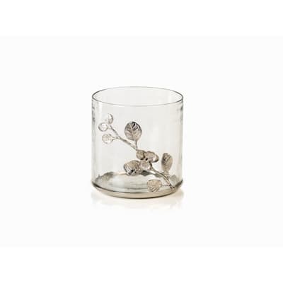 "Samui" 7" Diameter Hurricane, Orchid Design