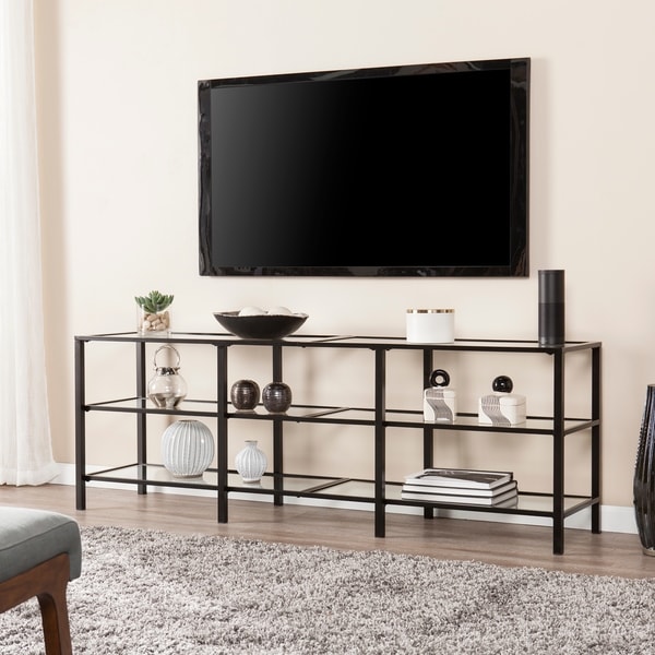 metal tv console table