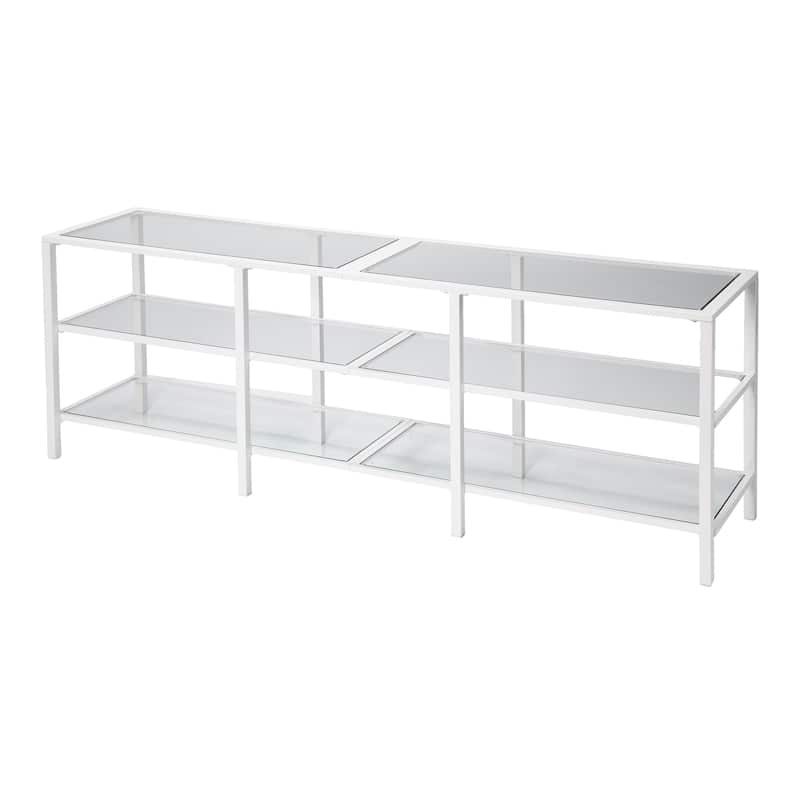 SEI Furniture Liberty Metal and Glass Media TV Stand for TV's up to 68"