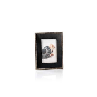 "Palm Desert" 4" x 6" Chiseled Horn Photo Frame