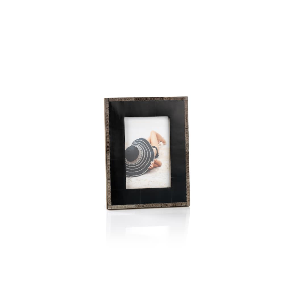 "Palm Desert" 4" x 6" Chiseled Horn Photo Frame