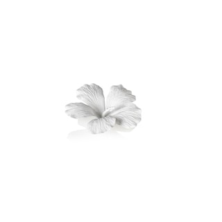 White Bone Wall and Table Décor, China Hibiscus Flower (Set of 3) - Bed ...