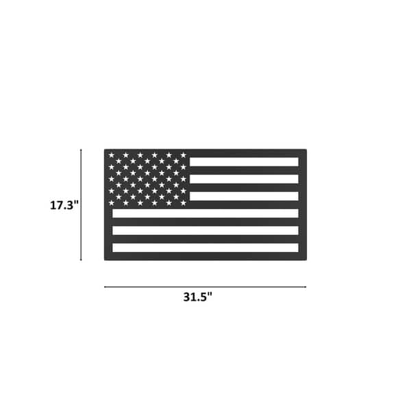 dimension image slide 0 of 2, Stars and Stripes Modern Metal Wall Art