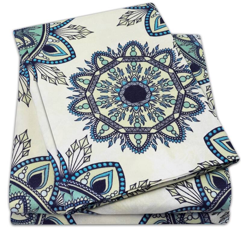 Ashley 4-Piece Patterned Deep Pocket Sheet Set