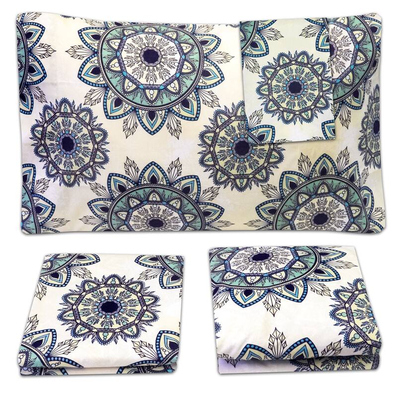 Ashley 4-Piece Patterned Deep Pocket Sheet Set