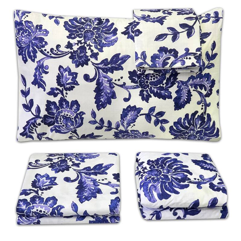 Tuscany 4-Piece Patterned Deep Pocket Sheet Set