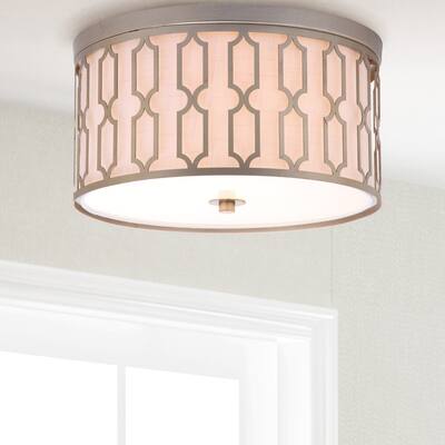 Linen Flush Mount Lights Find Great Ceiling Lighting Deals