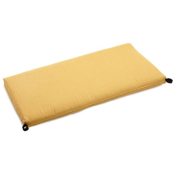 Shop Blazing Needles 51 Inch Solid All Weather Bench Cushion On Sale Overstock 20713178