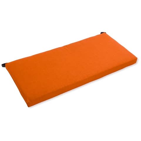 Blazing Needles 51-inch Solid All-Weather Bench Cushion