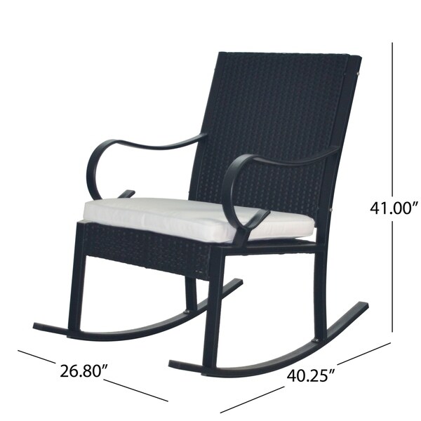 harmony outdoor rocking chair by christopher knight home