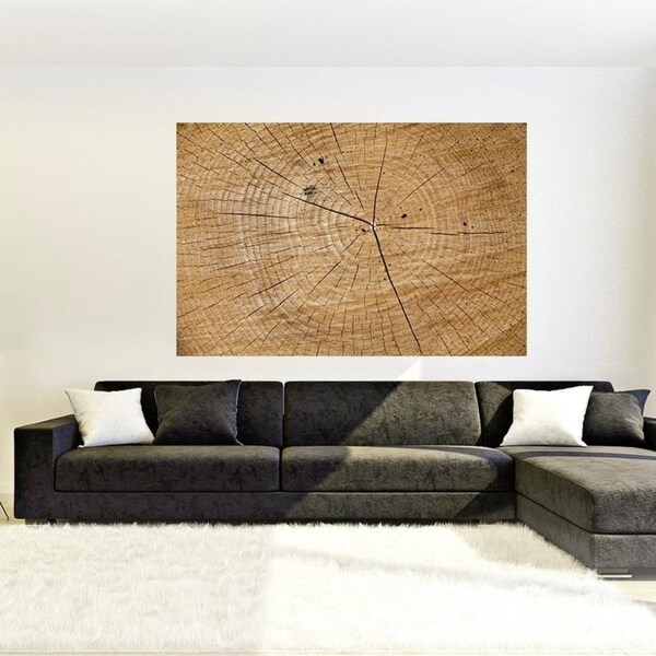 Shop Wooden Plank Full Color Wall Decal Sticker AN-237 ...