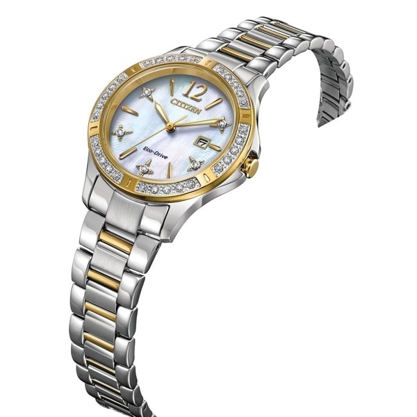 Citizen eco drive ladies premium hotsell swarovski crystal watch