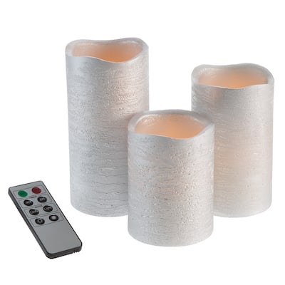 3-piece Flameless LED Pillar Candles by Windsor Home