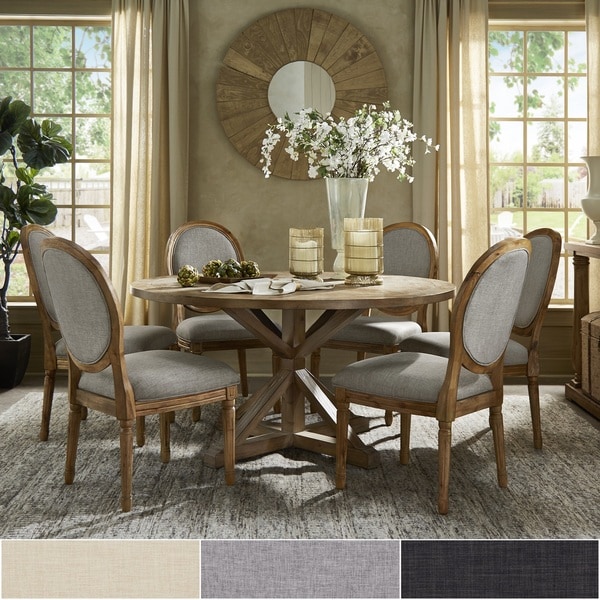 Round back best sale dining room chairs