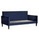 Handy Living Navy Blue Velvet Upholstered Twin-size Square Back Daybed - Thumbnail 5