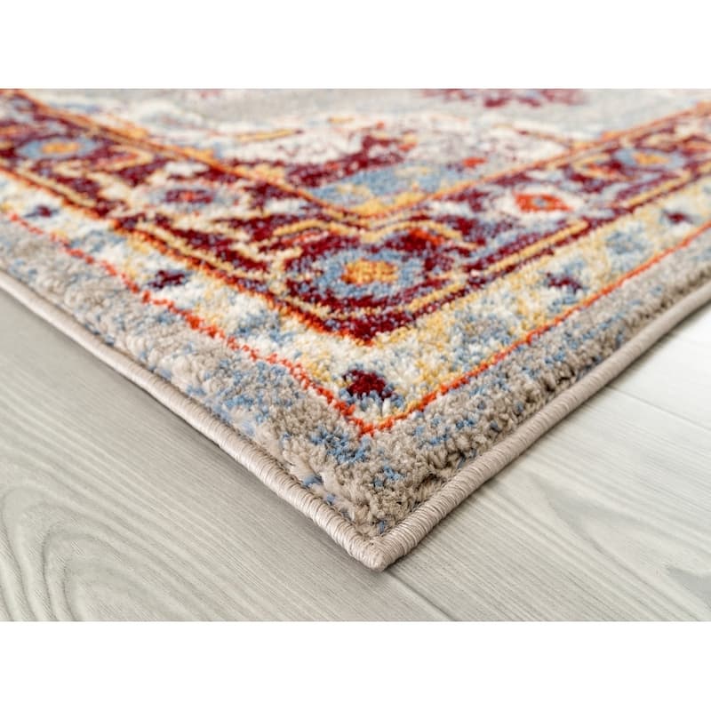 Santaria Cala Vintage Bordered Area Rug
