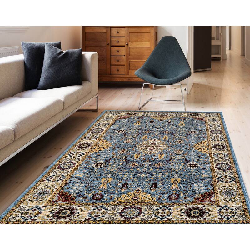 Santaria Sepha Vintage Bordered Area Rug