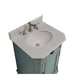 preview thumbnail 5 of 3, 24" Benton Collection Abbeville Distressed L. Blue Rustic Vanity W/BS