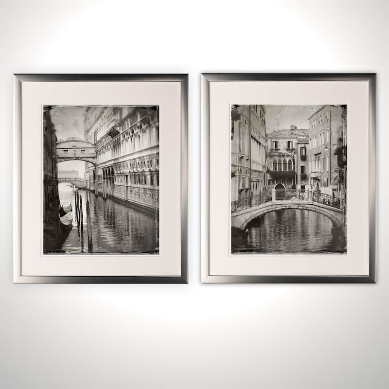 Venice Romance -2 Piece Set - Silver Frame