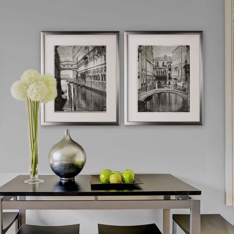 Venice Romance -2 Piece Set - Silver Frame