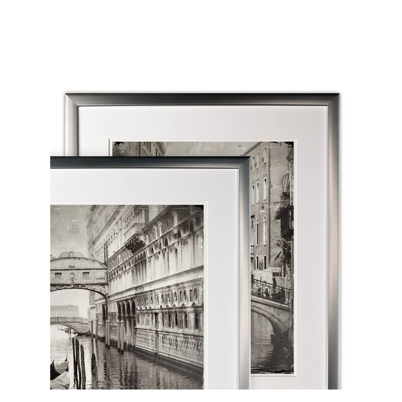 Venice Romance -2 Piece Set - Silver Frame