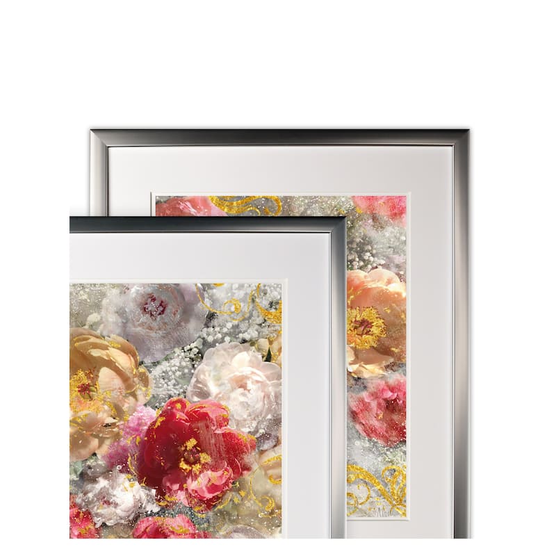 Blossoms of May -2 Piece Set - Silver Frame