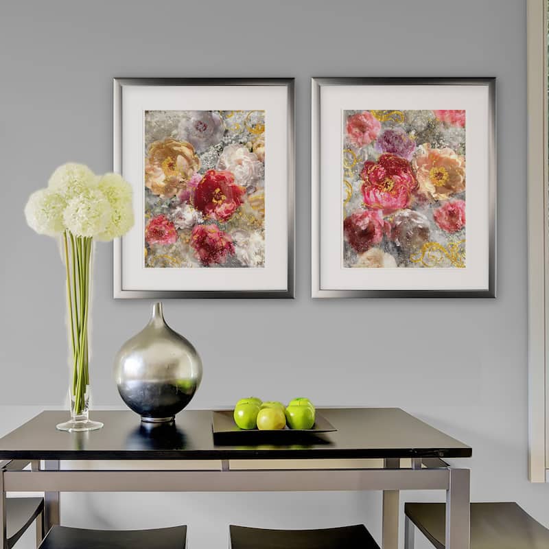 Blossoms of May -2 Piece Set - Silver Frame