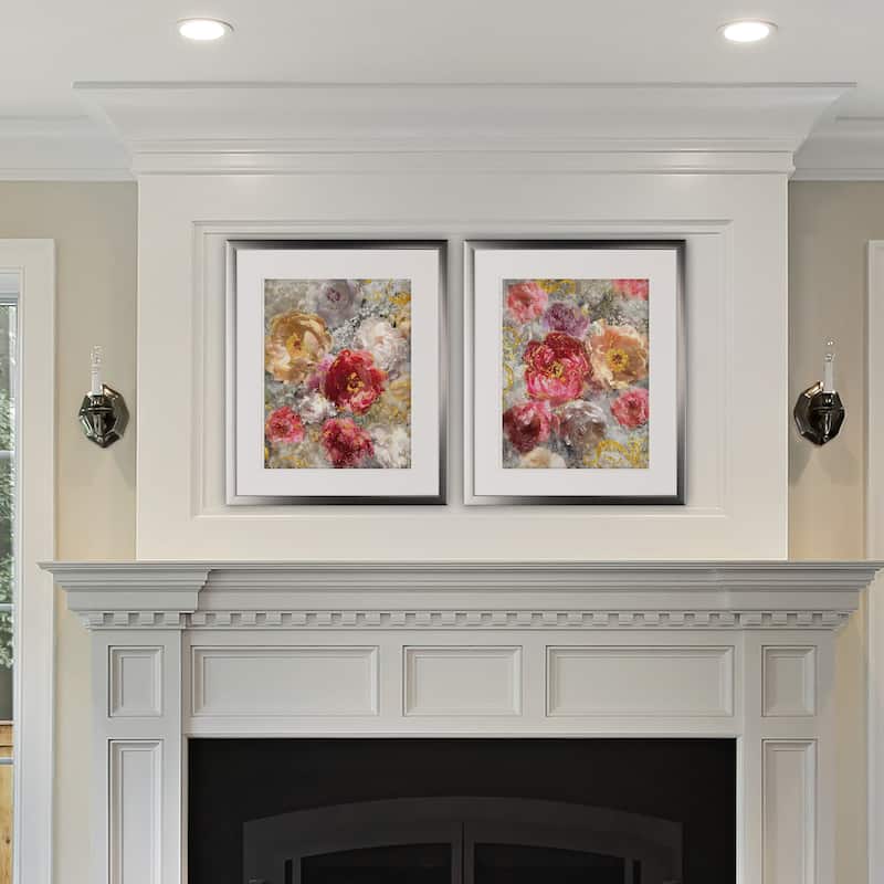 Blossoms of May -2 Piece Set - Silver Frame