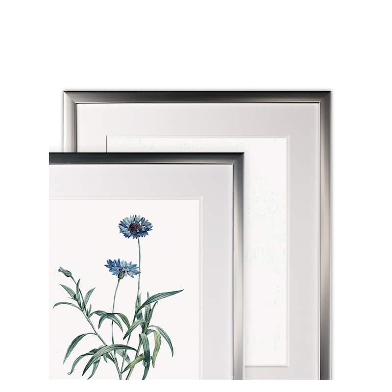 Laurier Rose -2 Piece Set - Silver Frame