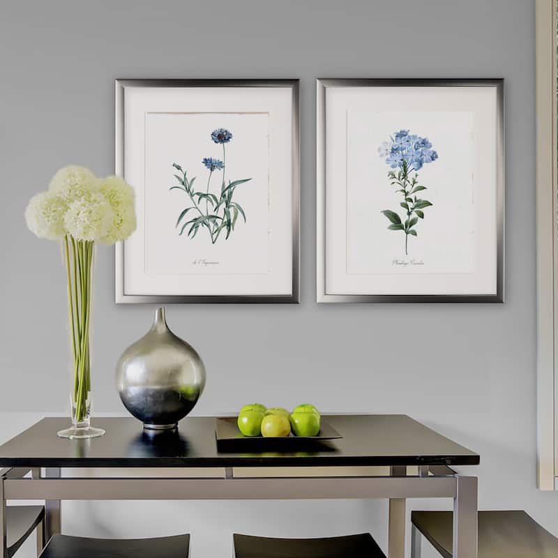 Laurier Rose -2 Piece Set - Silver Frame
