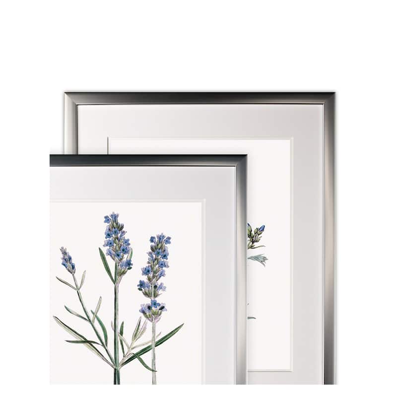 Imperial Blue -2 Piece Set - Silver Frame