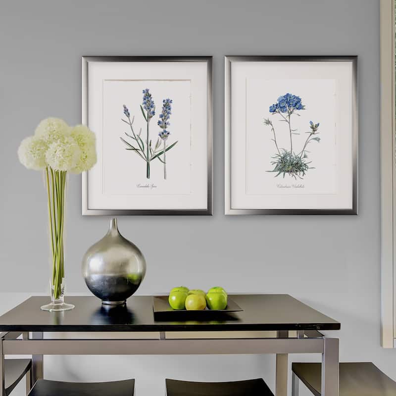 Imperial Blue -2 Piece Set - Silver Frame