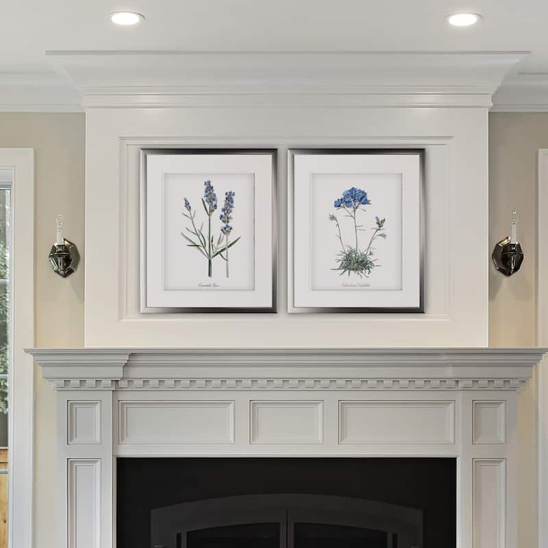 Imperial Blue -2 Piece Set - Silver Frame